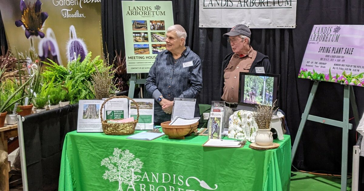 Landis ArboretumAt the HVCC Flower and Garden Show Landis Volunteers